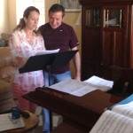 Gershwin in Rehearsal for Fundraising Event